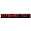 Wyświetlacz tekstowy LED 1280/160 (kolor czerwony)