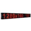 Wyświetlacz tekstowy LED 1280/160 (kolor czerwony)