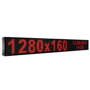 Wyświetlacz tekstowy LED 1280/160 (kolor czerwony)