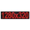 Wyświetlacz tekstowy LED 1280/320 (kolor czerwony)