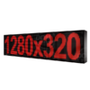 Wyświetlacz tekstowy LED 1280/320 (kolor czerwony)
