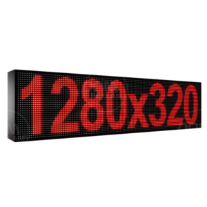 Wyświetlacz tekstowy LED 1280/320 (kolor czerwony)