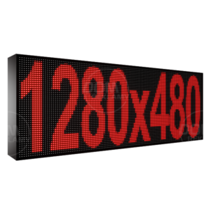 Wyświetlacz tekstowy LED 1280/480 (kolor czerwony)