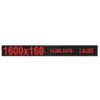 Wyświetlacz tekstowy LED 1600/160 (kolor czerwony)