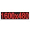 Wyświetlacz tekstowy LED 1600/480 (kolor czerwony)