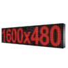 Wyświetlacz tekstowy LED 1600/480 (kolor czerwony)