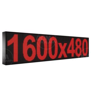 Wyświetlacz tekstowy LED 1600/480 (kolor czerwony)