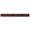 Wyświetlacz tekstowy LED 1920/160 (kolor czerwony)