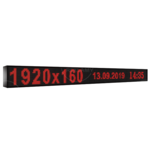 Wyświetlacz tekstowy LED 1920/160 (kolor czerwony)
