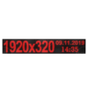 Wyświetlacz tekstowy LED 1920/320 (kolor czerwony)