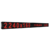 Wyświetlacz tekstowy LED 2240/160 (kolor czerwony)