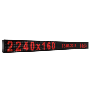 Wyświetlacz tekstowy LED 2240/160 (kolor czerwony)