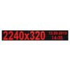 Wyświetlacz tekstowy LED 2240/320 (kolor czerwony)