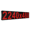 Wyświetlacz tekstowy LED 2240/480 (kolor czerwony)