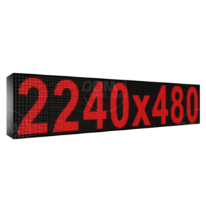Wyświetlacz tekstowy LED 2240/480 (kolor czerwony)