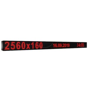 Wyświetlacz tekstowy LED 2560/160 (kolor czerwony)