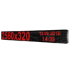 Wyświetlacz tekstowy LED 2560/320 (kolor czerwony)
