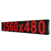 Wyświetlacz tekstowy LED 2560/480 (kolor czerwony)