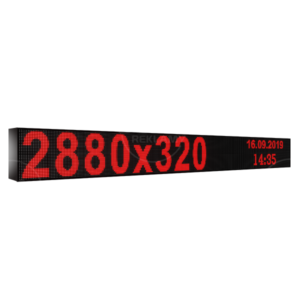 Wyświetlacz tekstowy LED 2880/320 (kolor czerwony)