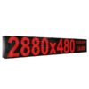 Wyświetlacz tekstowy LED 2880/480 (kolor czerwony)