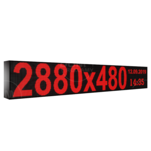 Wyświetlacz tekstowy LED 2880/480 (kolor czerwony)