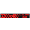 Wyświetlacz tekstowy LED 3200/480 (kolor czerwony)