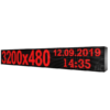 Wyświetlacz tekstowy LED 3200/480 (kolor czerwony)