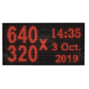 Wyświetlacz tekstowy LED 640/320 (kolor czerwony)