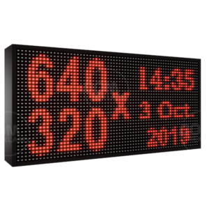Wyświetlacz tekstowy LED 640/320 (kolor czerwony)