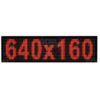 Wyświetlacz tekstowy LED 640/160 (kolor czerwony)
