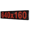 Wyświetlacz tekstowy LED 640/160 (kolor czerwony)