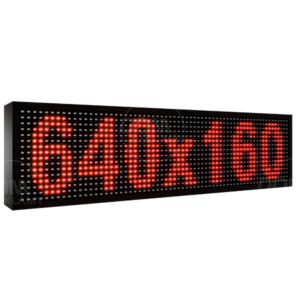 Wyświetlacz tekstowy LED 640/160 (kolor czerwony)