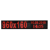 Wyświetlacz tekstowy LED 960/160 (kolor czerwony)