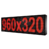 Wyświetlacz tekstowy LED 960/320 (kolor czerwony)