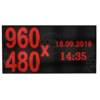Wyświetlacz tekstowy LED 960/480 (kolor czerwony)