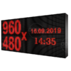 Wyświetlacz tekstowy LED 960/480 (kolor czerwony)