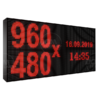 Wyświetlacz tekstowy LED 960/480 (kolor czerwony)