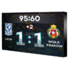 Tablica wyników sportowych LED. P8mm. Rozmiar 6080х3040mm. Zewnętrzna