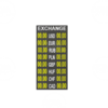 Tablica do wymiany walut pełnokolorowa P6mm LED 384x1152 Zewnętrzna