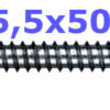 Wkręty 5,5 x 50 200 szt